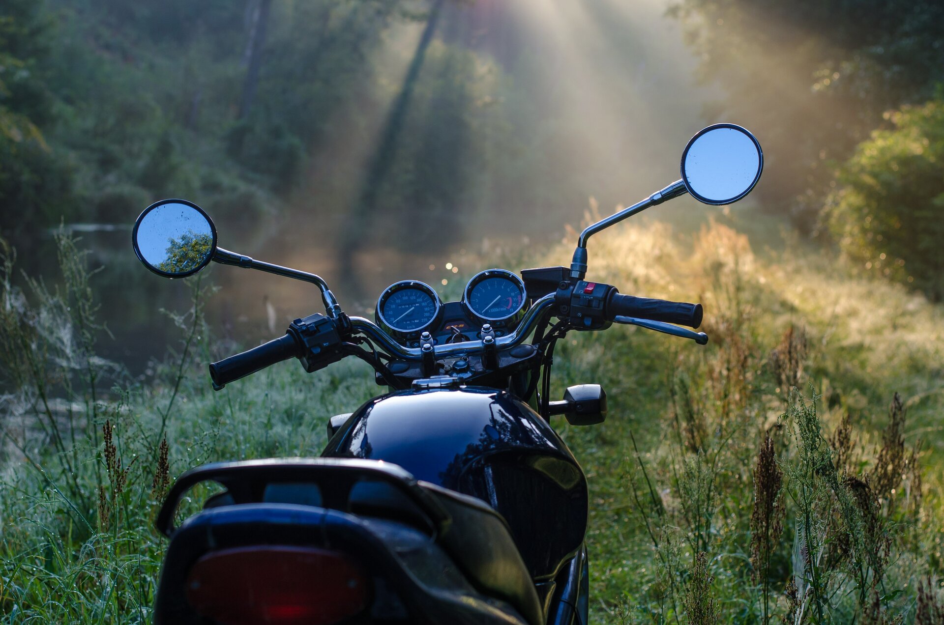 Motorradfahren im Frankenwald